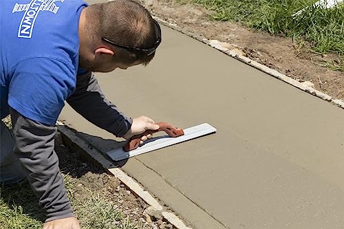 MARSHALLTOWN 16 Inch Beveled End Magnesium Hand Float, Concrete, DuraSoft Handle, Cast Magnesium Blade, Made in the USA, 145D - Image 6