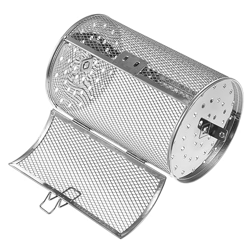 Cesta de Asar Inoxidable Freidora de Aire Accesorios Limpiar Hornear como Cacahuetes y Almendras