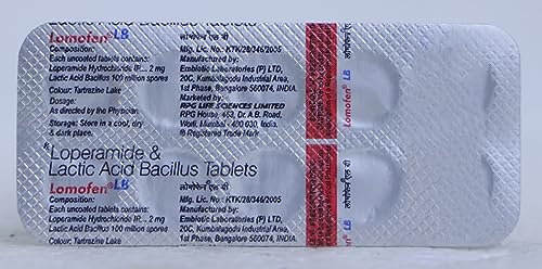 Image of Lomofen LB - Strip of 10 Tablets