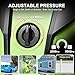 Commowner Pressure Washer Adjustable 5000PSI 4.0 GPM Power Washers Powered with 33ft Hose Reel, 4 Nozzle and Foam Cannon, Powerwashers Cleaner Machine for Home, Cars, Patio, Green