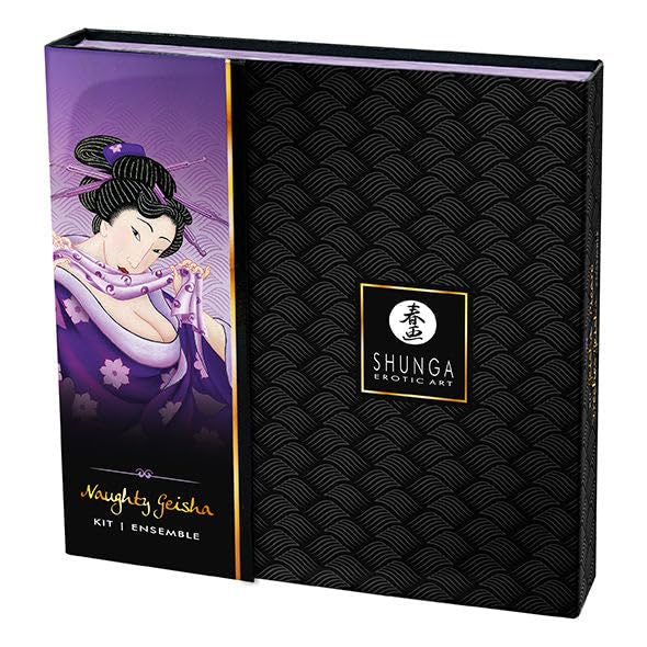 Kit sexual de productos eróticos de shunga Es la combinación perfecta para un fin de semana. Con este kit pondrás a prueba tus limites de placer y los de tu amante.