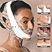 What Waist Chin Strap for Sleeping – V Line Lifting Mask – Adjustable Jawline Support & Face Contouring Mask – Comfortable Chin Lifting Strap for Women – Facial Profile Shaper