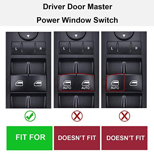 MOCW 68271203AB Left Driver Master Power Window Switch Fit for 2015-2016 Chrysler 200,for 2013-2016 Dodge Dart; for 2014-2016 Jeep Cherokee- No Auto - Thumbnail 4