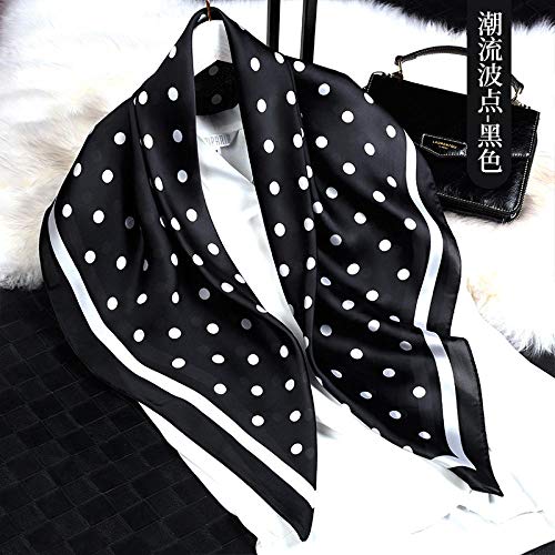Foulard en soie grand carré 90cm léger et élégant