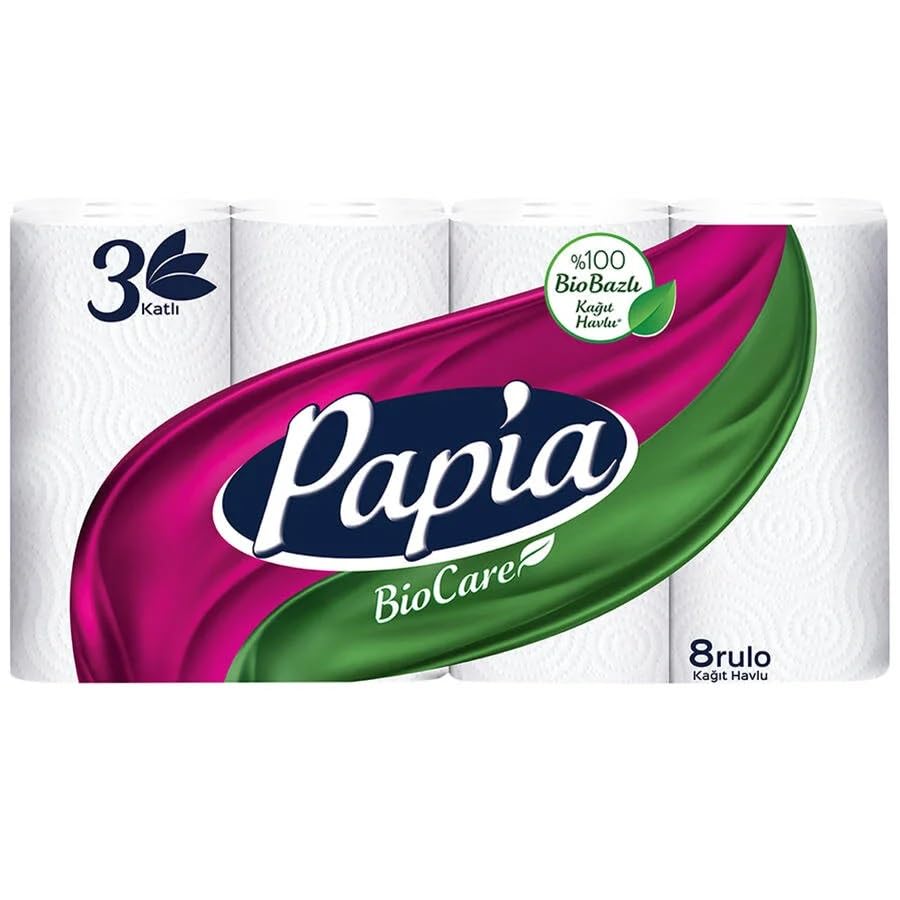 Papia BioCare Kağıt Havlu 8'lı