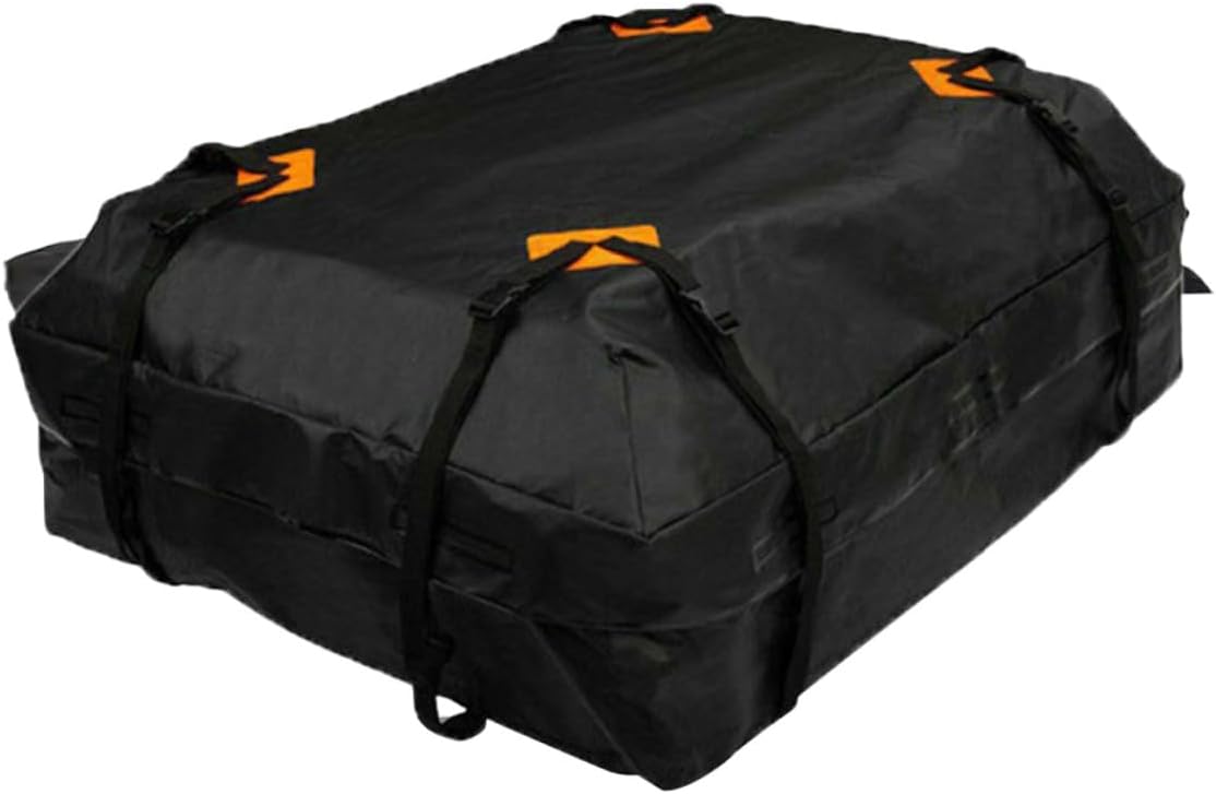Car Cargo Roof Bag 600d Oxford Waterproof Rooftop Carrier Luggage Storage Bag Dustproof Sunproof for Vehicle Travel
