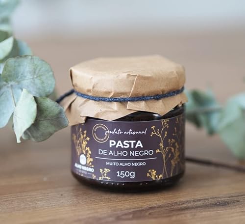 Pasta de Alho Negro Artesanal 150g - Alho Negro Do Sítio