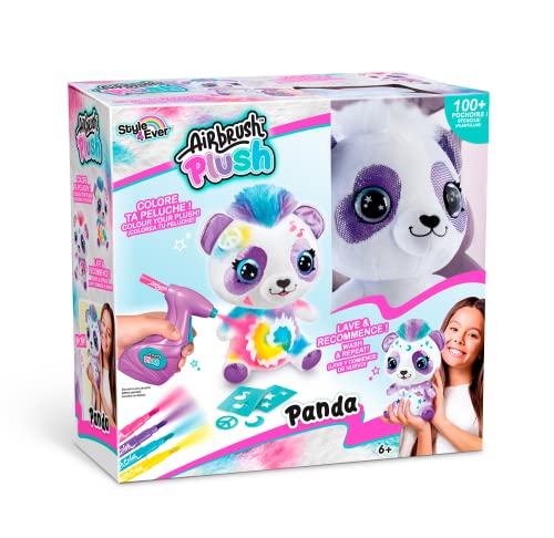 Canal Toys- Airbrush Panda Peluche, OFG 257, Multicolore Cover