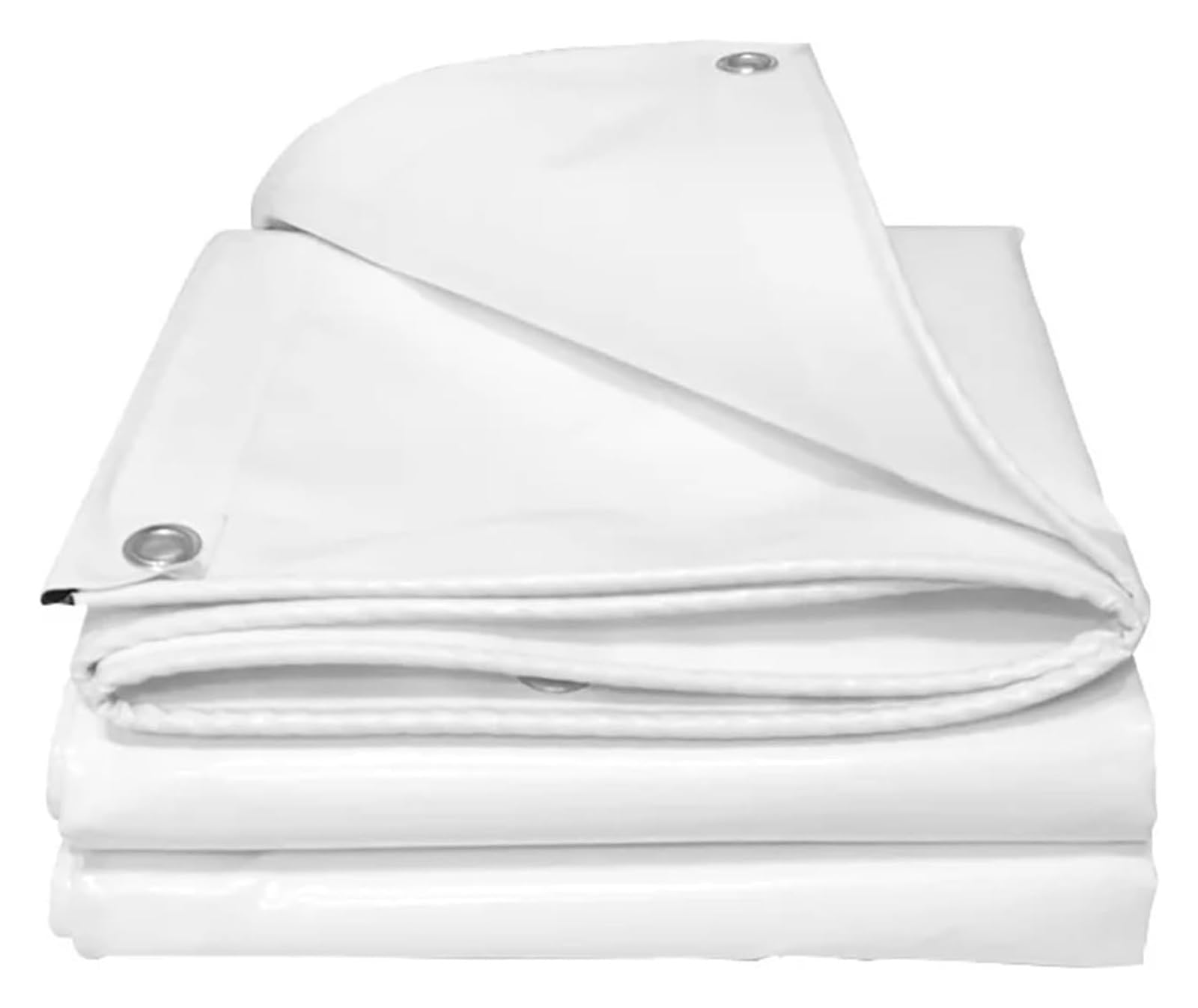 Heavy Duty Waterproof Cover Tarp, 0.5mm PVC Tarpaulin Waterproof 600gsm Multicolor Multiple Sizes(600gsm White,2x3.0m)