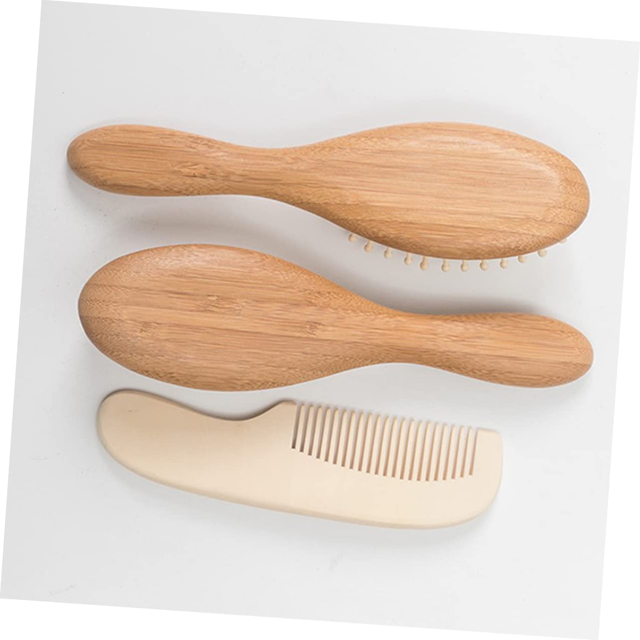 VINTORKY Hair Brush and Comb Set for Baby Bathing 3pcs Shower Brush Cleaning Tool