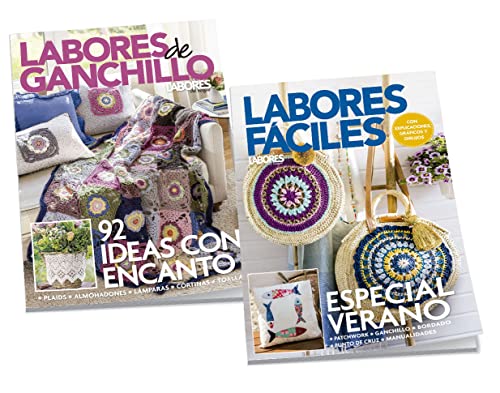 Pack Extra Labores Fáciles | Bordado, patchwork y ganchillo para principiantes