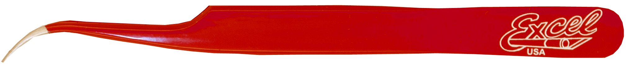 Excel BladesExcel 30426 Slant Point Tweezers (Red)