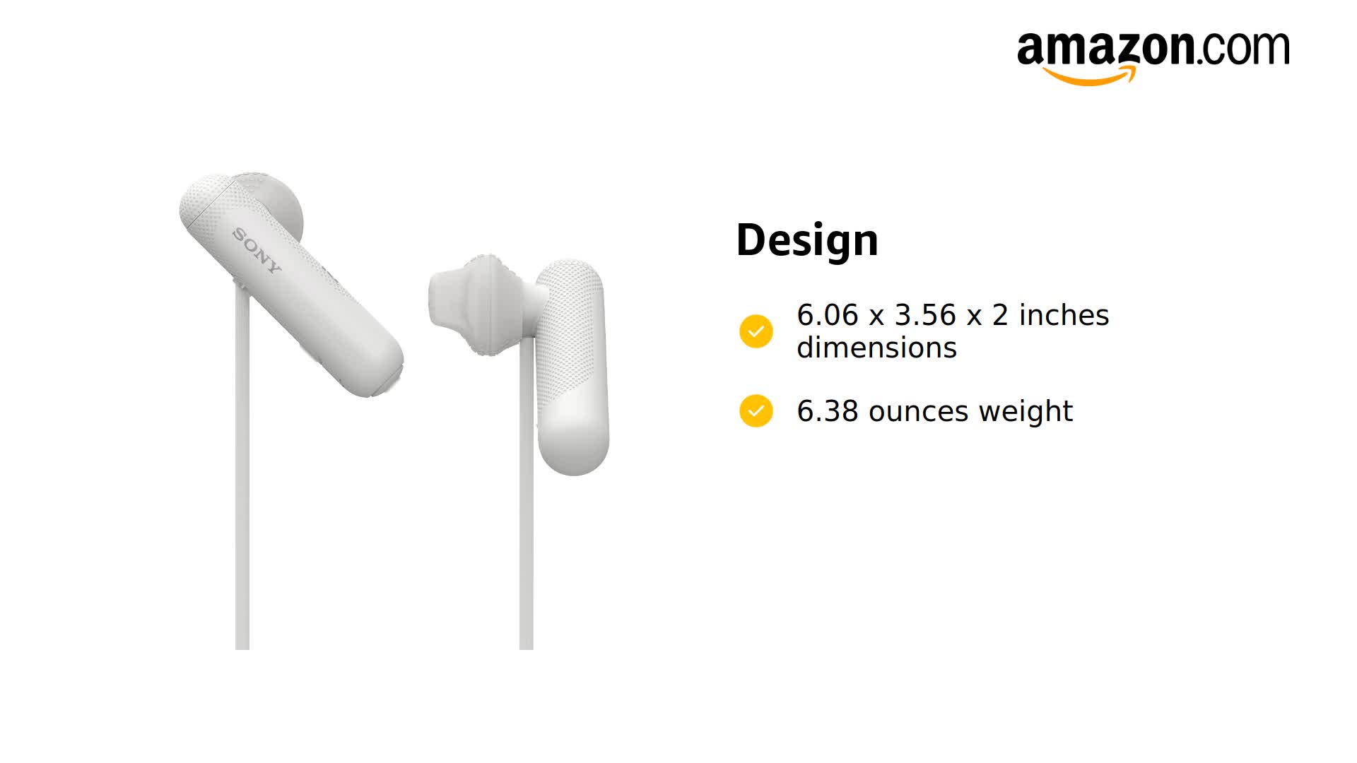 SONY WI-SP500 ワイヤレスイヤフォン Amazon.com: Sony WI-SP500 Wireless in-Ear Sports Headphones