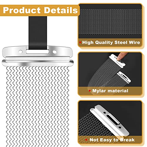 6 Pcs Snare Wire Snare Drum Wire Straps Snare Drum Accessories 20 Strand For 14 Inch Snare Drums Steel And Snare Wire Straps For Snare Drums Parts Replace #TOP4