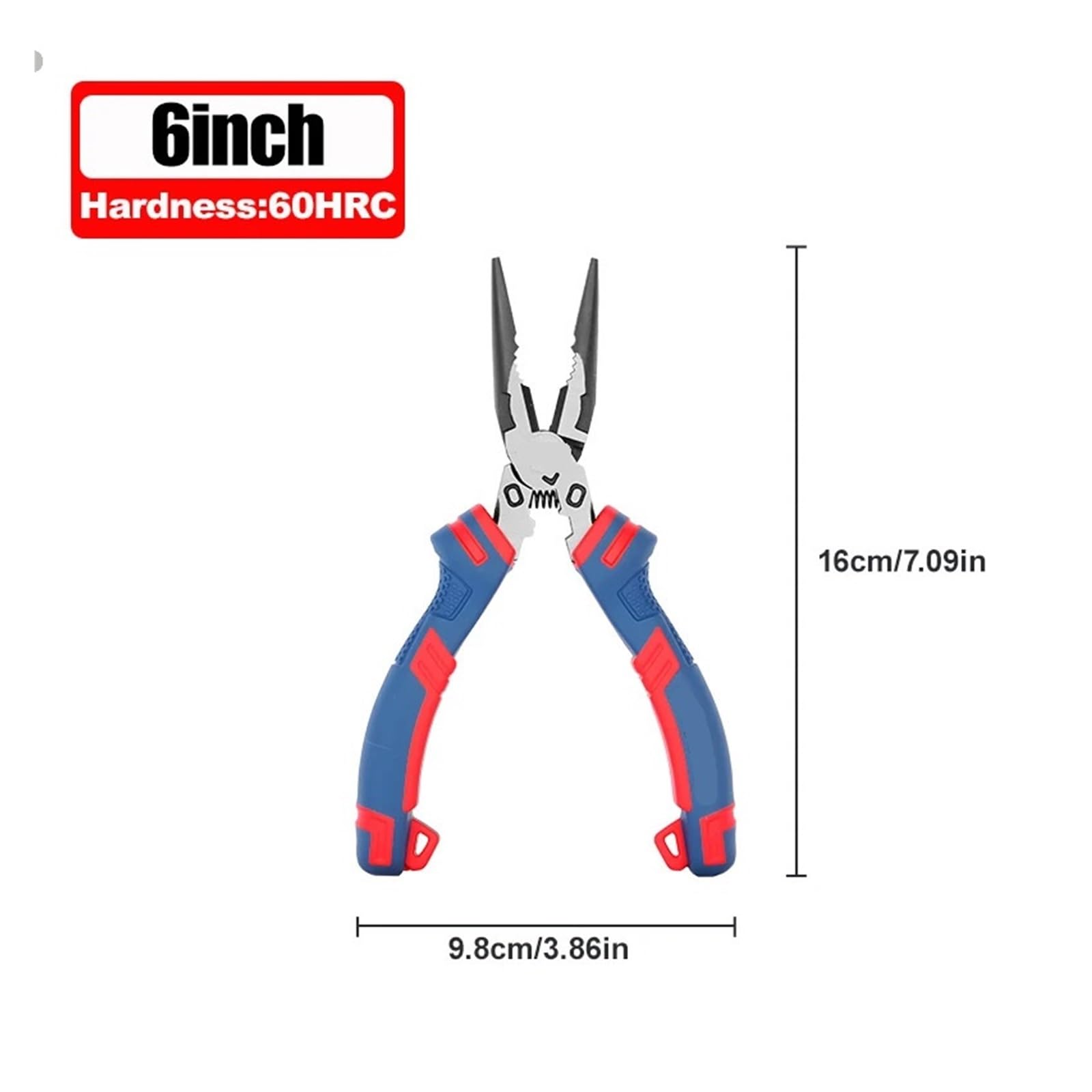 Alicates de punta fina 6/8 pulg(6 inch)