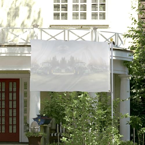 Bandera de tractor personalizada para decorar jardines y eventos al aire libre 5