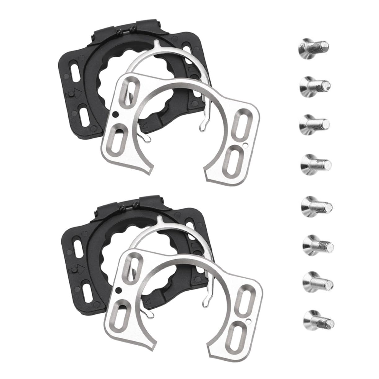 KOMBIUDA 2pcs Bicycle Pedal Cleat Covers Adapter for Road and Mountain Bikes Durable and Protection Effortless Replacement Cleats for Various Riding Terrains