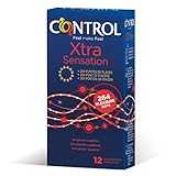 Lubricado Control Xtra Sensation Preservativos - 12 Unidades