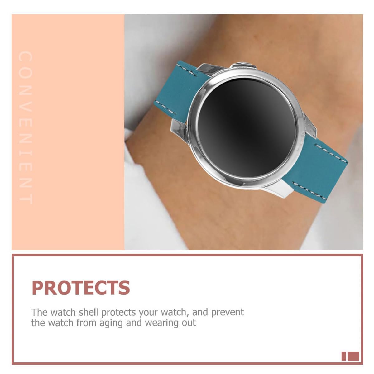 Uonlytech 12pièces Coque De Protection Réutilisable pour Montre De Anti-Chocs TPU Couvertures Écran Résistantes Aux Rayures Design Précis Et Léger