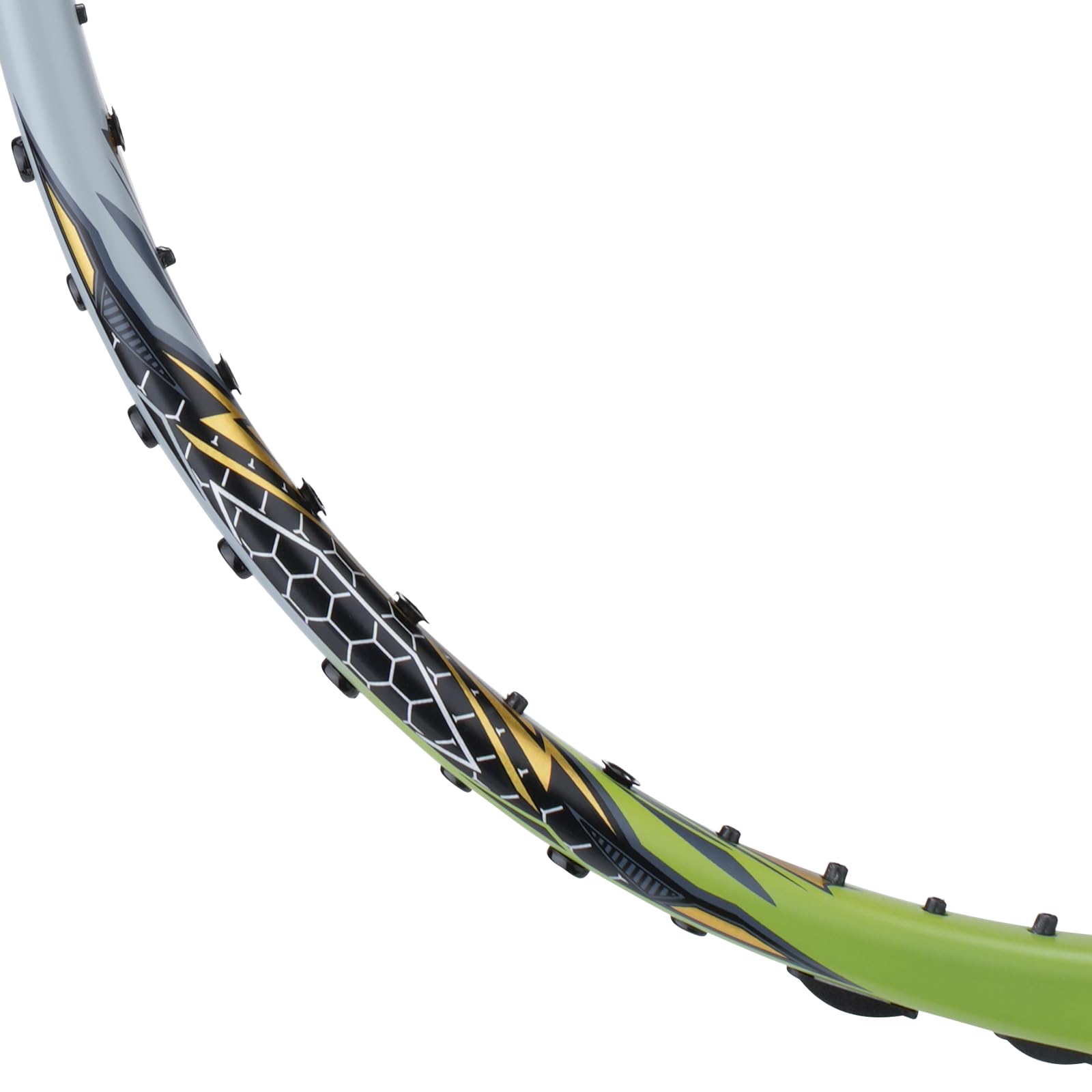 YODIMAN Raquette de Badminton Pro Ultra-Légère, Cadre 1200T Carbone (35 lbs), Tige M55J Graphite, Cordon 0,68mm – Competition