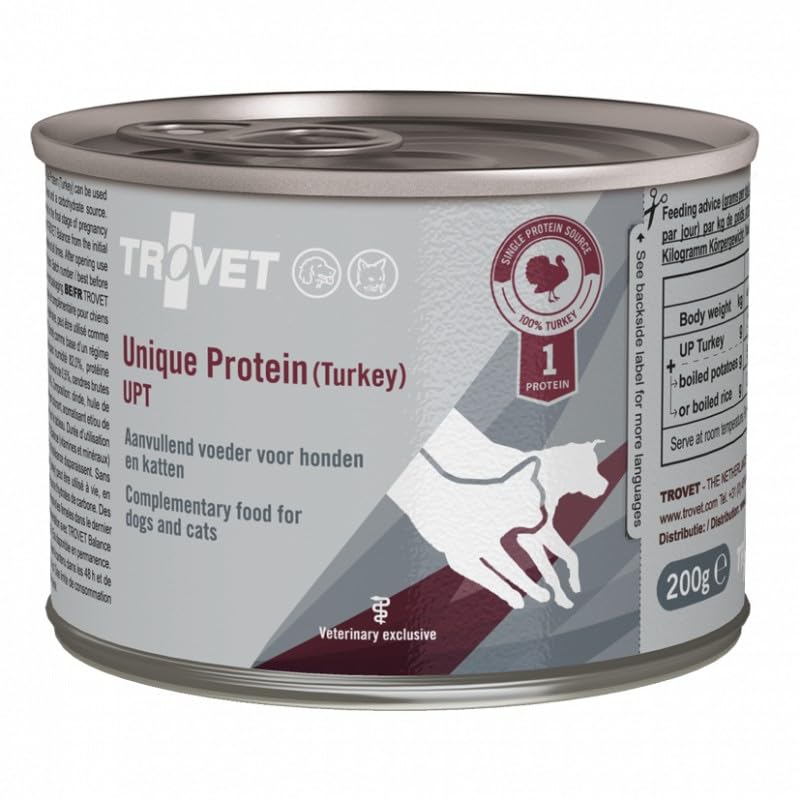 TrovetUnique Protein Turkey Dog & Cat Wet Food Can 200g