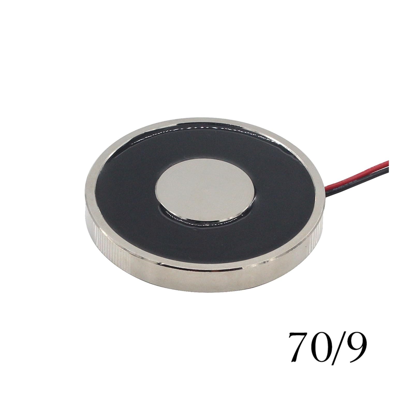 Sujeción de imán eléctrico, ventosa de solenoide de elevación | Electroimán 20kg/ 200n Placa Metálica Succión(24V)