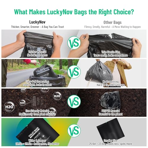 25 bolsas de inodoro portátiles con geles absorbentes - Oferta especial - Image 5