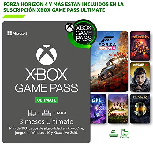 Xbox Suscripción Game Pass Ultimate - 3 Meses | Forza Horizon 4 s...