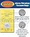 EnviroCare Replacement Micro Filtration Vacuum Cleaner Dust Bags made to fit Kenmore Canister Type C/Q 50555, 50558, 50557 and Panasonic Type C-5 36 pack