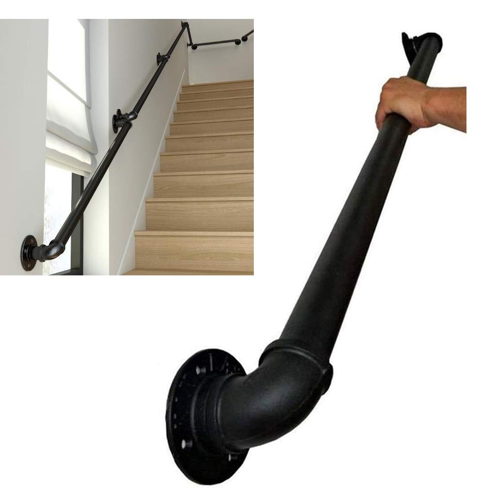 Buy Handrail 1ft20ft Stair Black Pipe Handrail Complete Kit