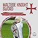 Liontouch - Maltese Knight Sword - Age 3-8 Years | Medieval Pretend Play Foam Toy for Children with Classic Red Cross Theme | Safe Weapon & Battle Accessory for Boys’ Dress Up & Costumes