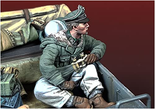 Figurine résine Darius Miniature DMF35070 1/35 WWII SS Officier avec jumelles
