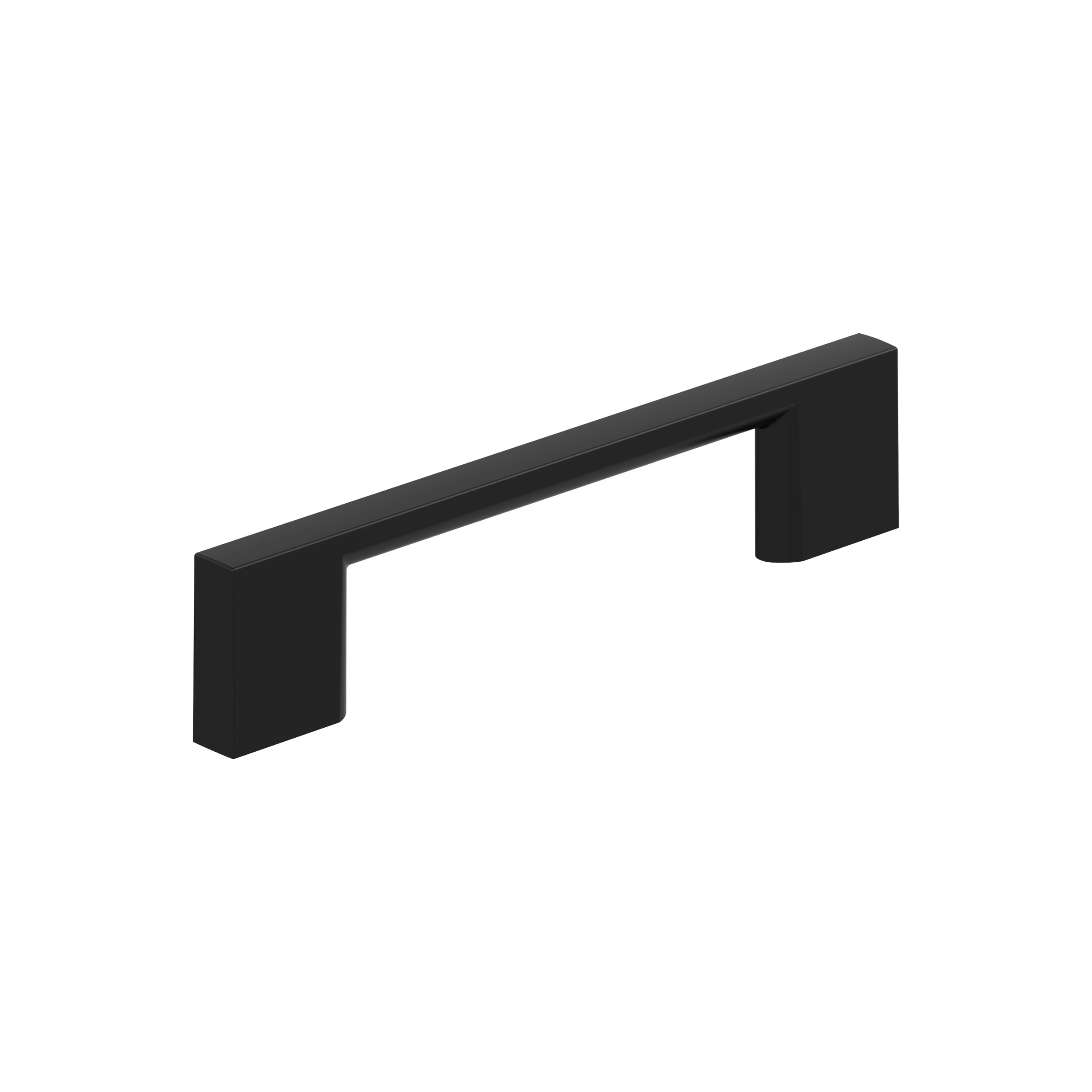 Amerock 10BX37131MB | Matte Black Cabinet Pull | 3-3/4 inch (96mm) Center-to-Center | 10 Pack | Cityscape | Furniture Hardware