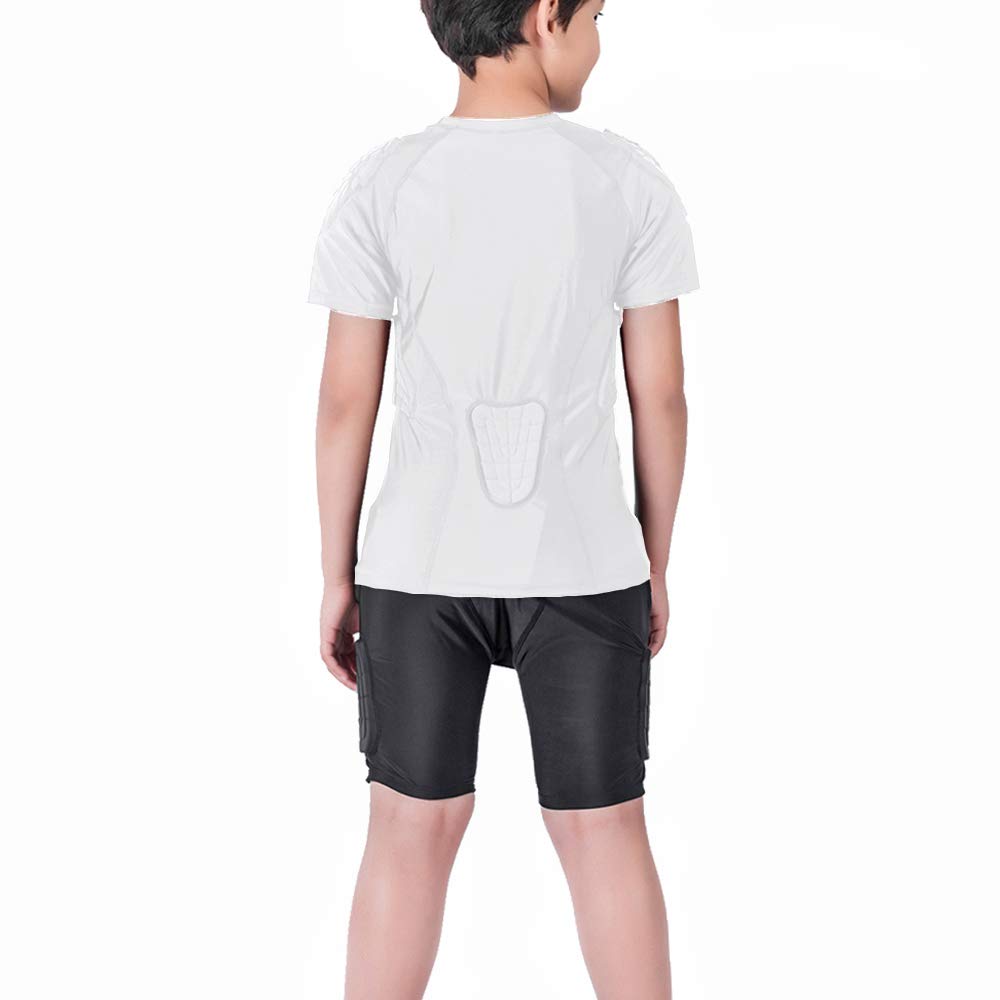 Protector de Rodilleras para Codo Juvenil Compresión Acolchada para Niños Protector Deportivo Pack de 1 Pieza