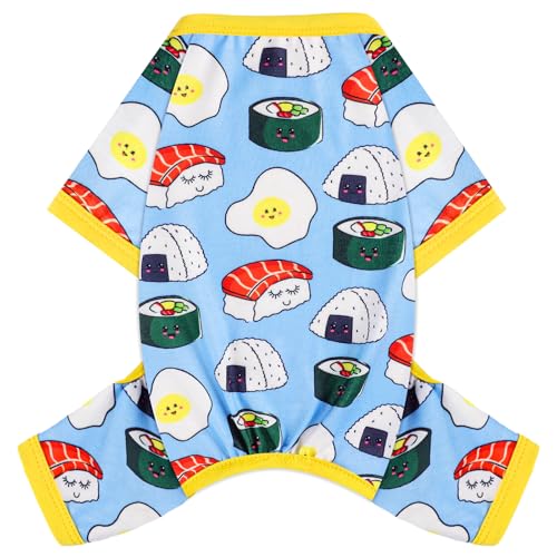 Pyjama d'été extensible vêtement nuit doux chat chiot taille XS - 2