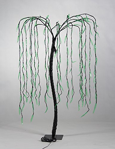 Lightshare 5.5 Feet 200 Led Willow Tree Light, Green Light For Summer Home Garden Decoration,Wedding,Birthday,Christmas,Holiday,Party Decoration #TOP7