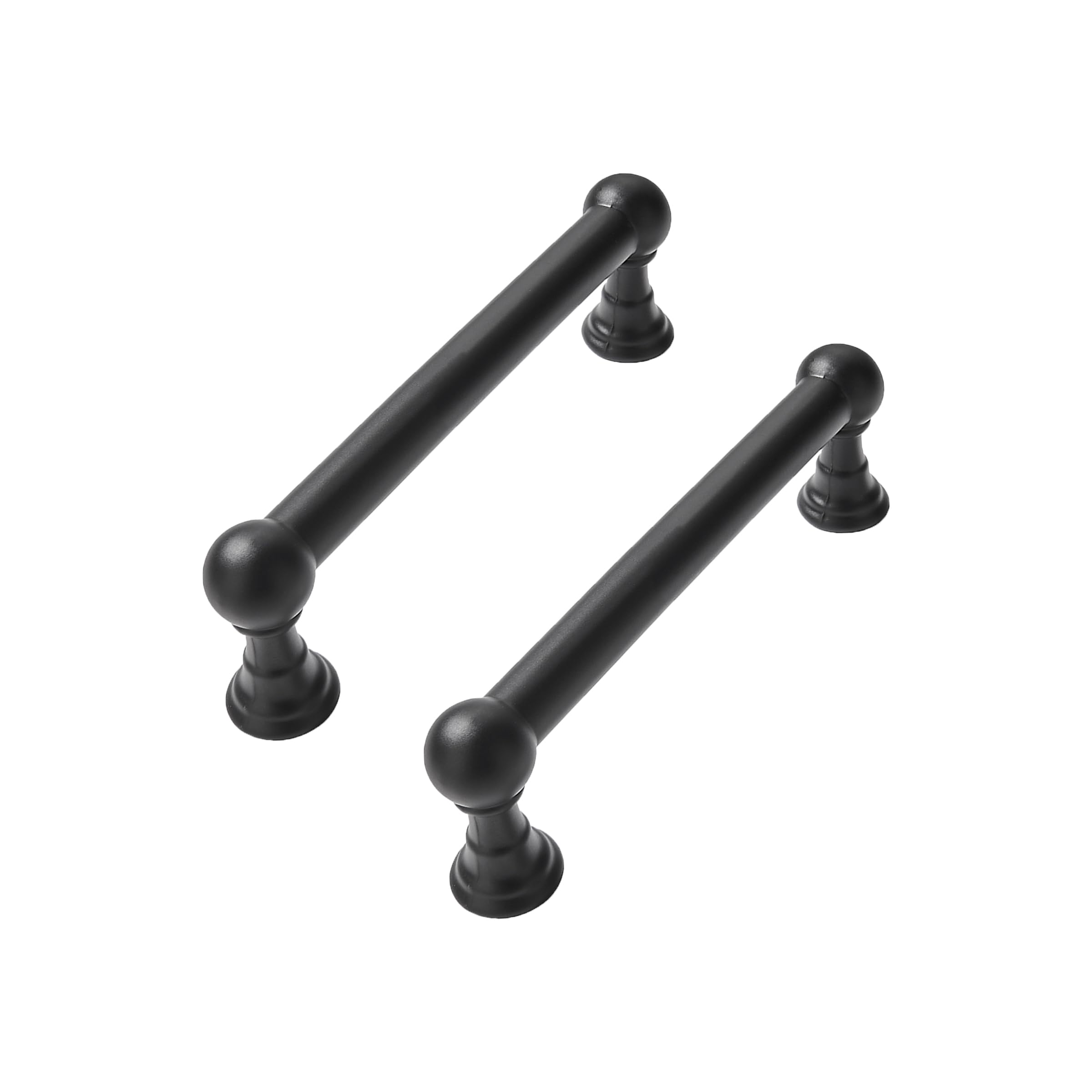 CABDM 2 Pack 3 Inch Solid Kitchen Cabinet Handles Matte Black Heavy Duty Cabinet Pulls Drawer Pulls Cabinet Hardware Kitchen Handles for Cabinets
