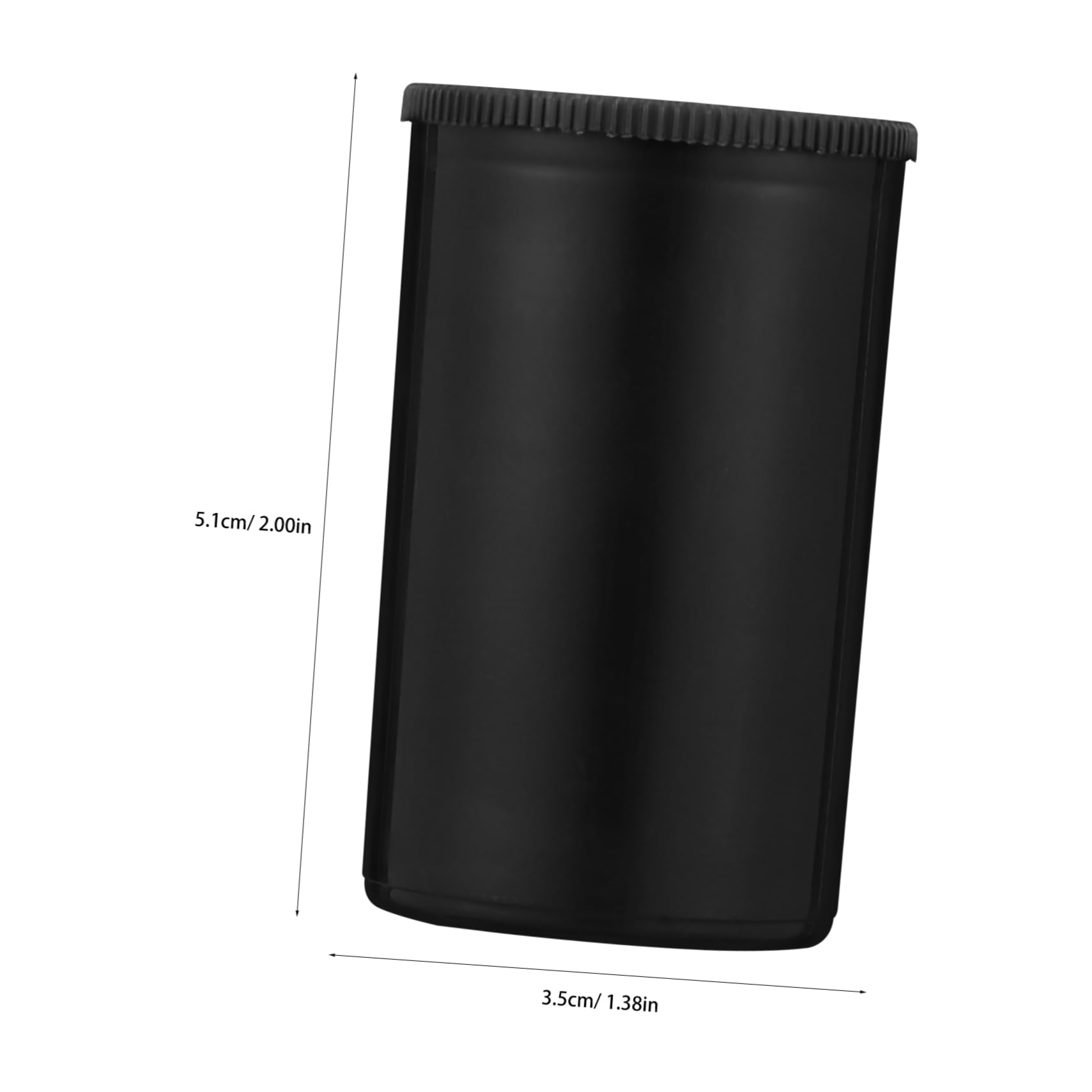 CIYODO 35mm Film Case Lids Sturdy Plastic Film Canisters for Camera Reel Storage Compact Reusable