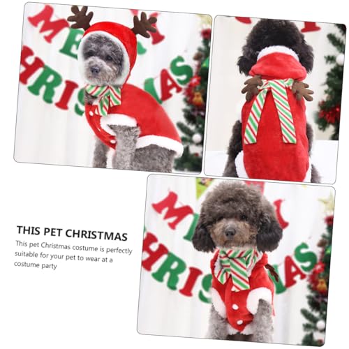 Disfraz de Navidad para Perros POPETPOP Talla L miniatura 5