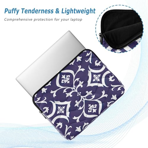 Funda para portátil 13-14 pulgadas impermeable azul geométrico miniatura 5