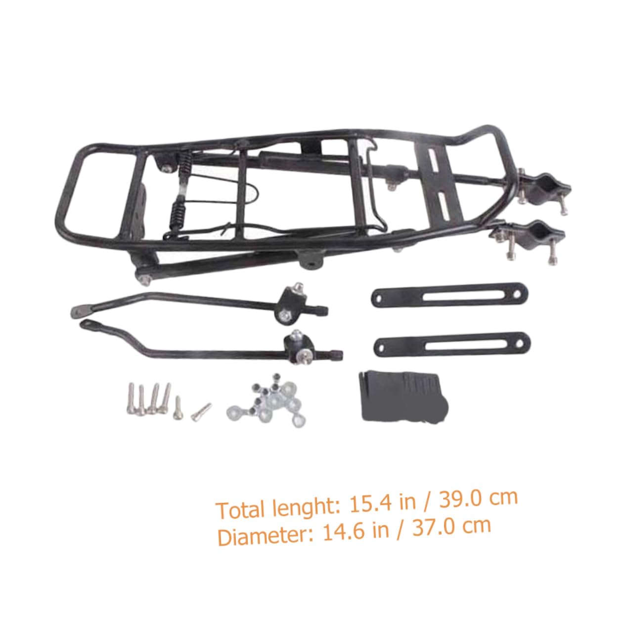 Totority Multi Function Wear Resistant Bike Rear Rack Professional Cargo Carrier for Mountain Bikes Easy Installation Durable and Reliable Accessory for Folding Bikes