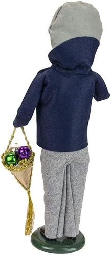 Miniatura 4 de Byers' Choice Figura decorativa de cristal para hombre Caroler 4472F de la colección Christmas Market Collection (Nuevo 2021)