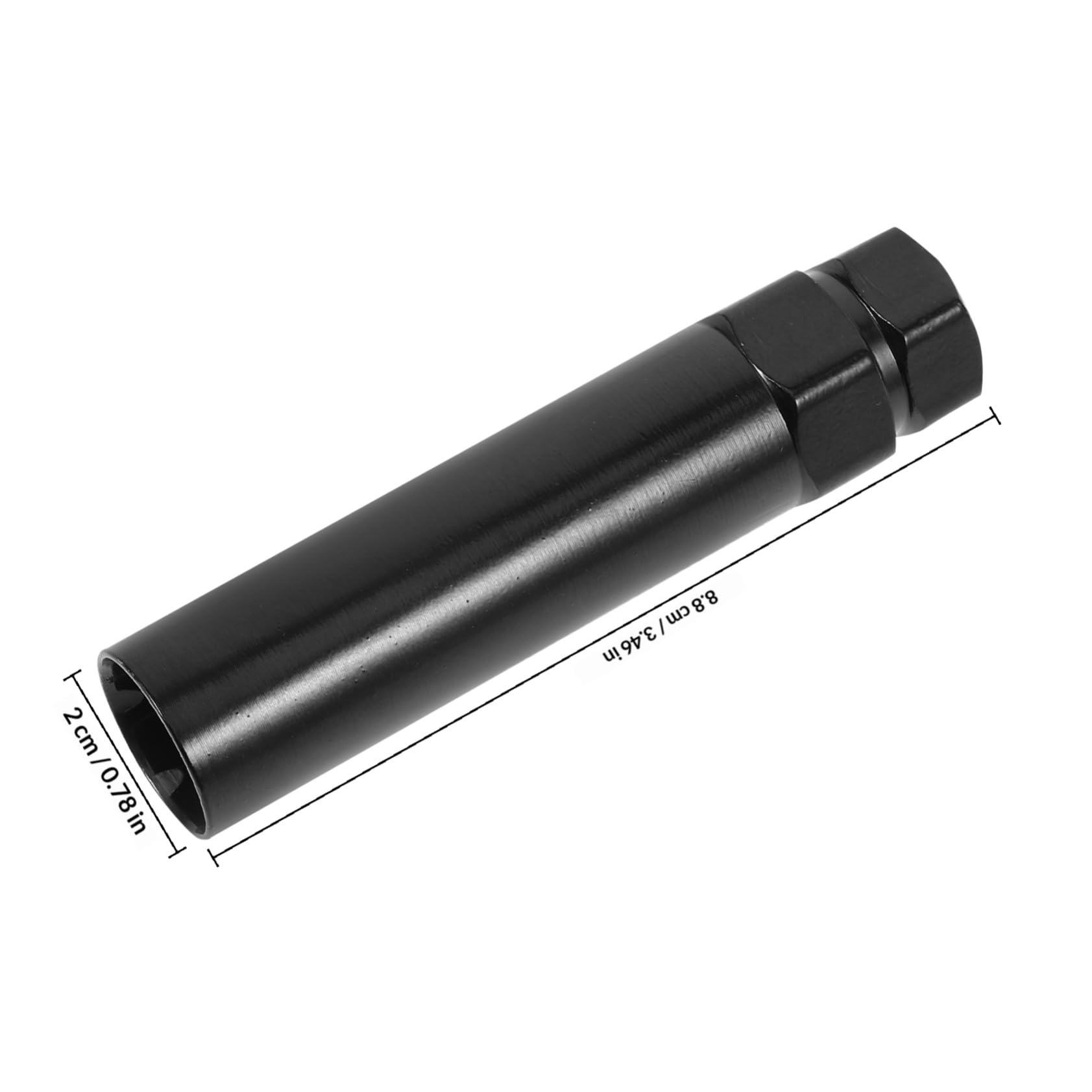 Zerodeko Thin Impact Socket 3/4 Drive 21mm Steel Lug Nut Socket for Professional Mechanic with High Strength and Easy Removal and Installation of Wheel Hub Nuts