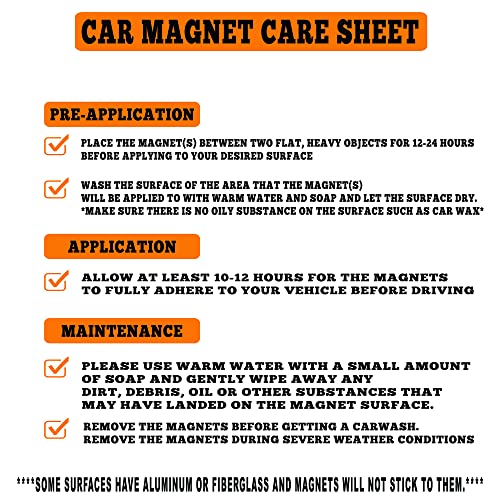 Image of 2 Pack of Blank Magnets with Rounded Corners, Blank Car Magnet Set - Magnet for Commercial or Marketing Vehicles /Cars to Advertise Business, Company Logo, and Prevent Car Scratches & Dents (24x12)