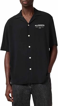 Allsaints Mens Underground Short Sleeve Shirt