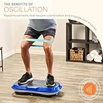 Lifepro Waver Vibration Plate Exercise Machine for Lymphatic Drainage, Muscle Activation, Full-Body Workout Vibrating Platform with Loop Bands, Fitness Equipment for Strength Toning & Fat Loss - Image 4