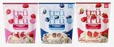 Chocolate Ceam Covered Fruit Freeze Dried Tru Fru’s Raspberries in Cream, Blueberries in Cream and Strawberries in Creme - 3.4 oz (Pack of 3)