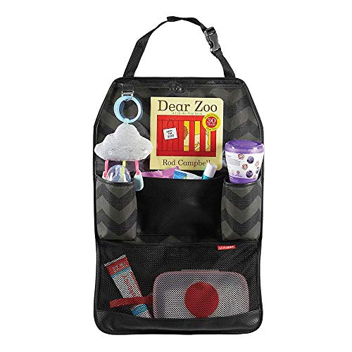 Skip Hop Back Seat Car Organizer, Style Driven, Black, 0.6 lb - image 5