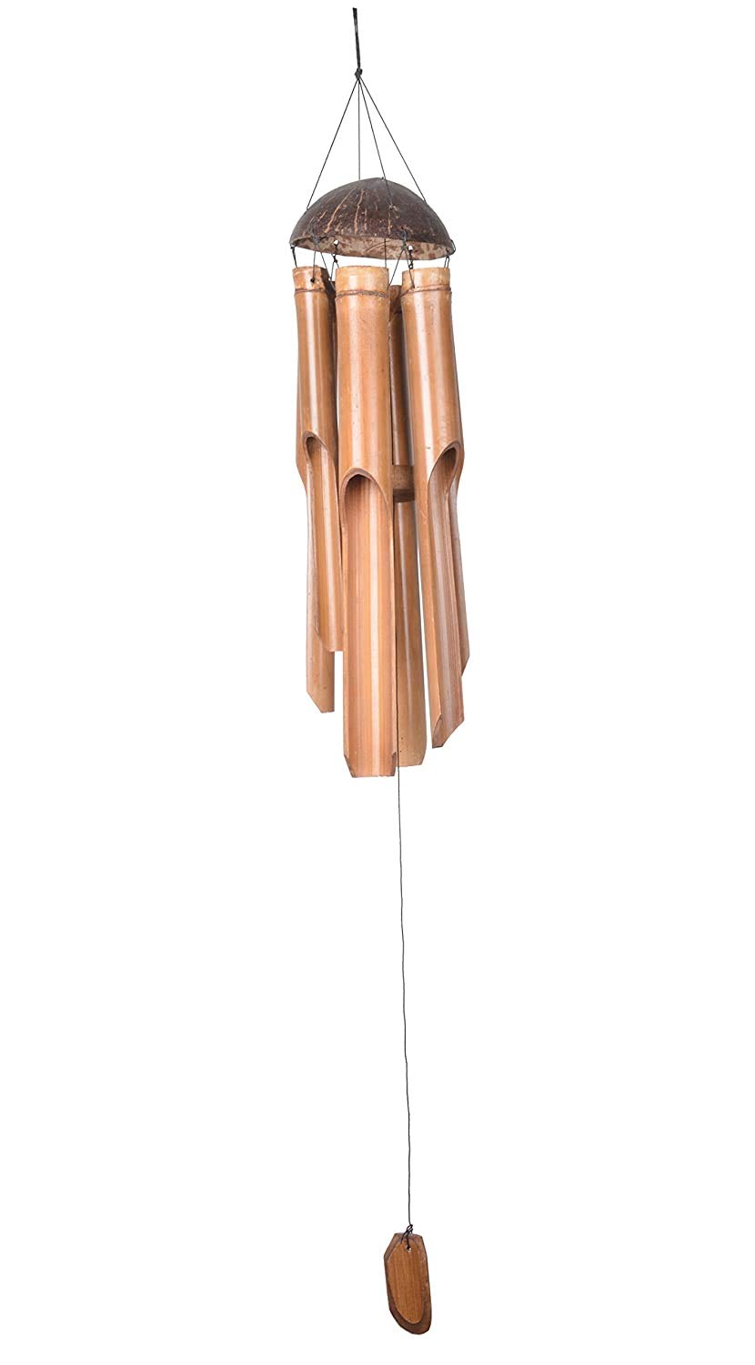 Wind Chime in Bamboo - (38" inch Brown)-picture-15