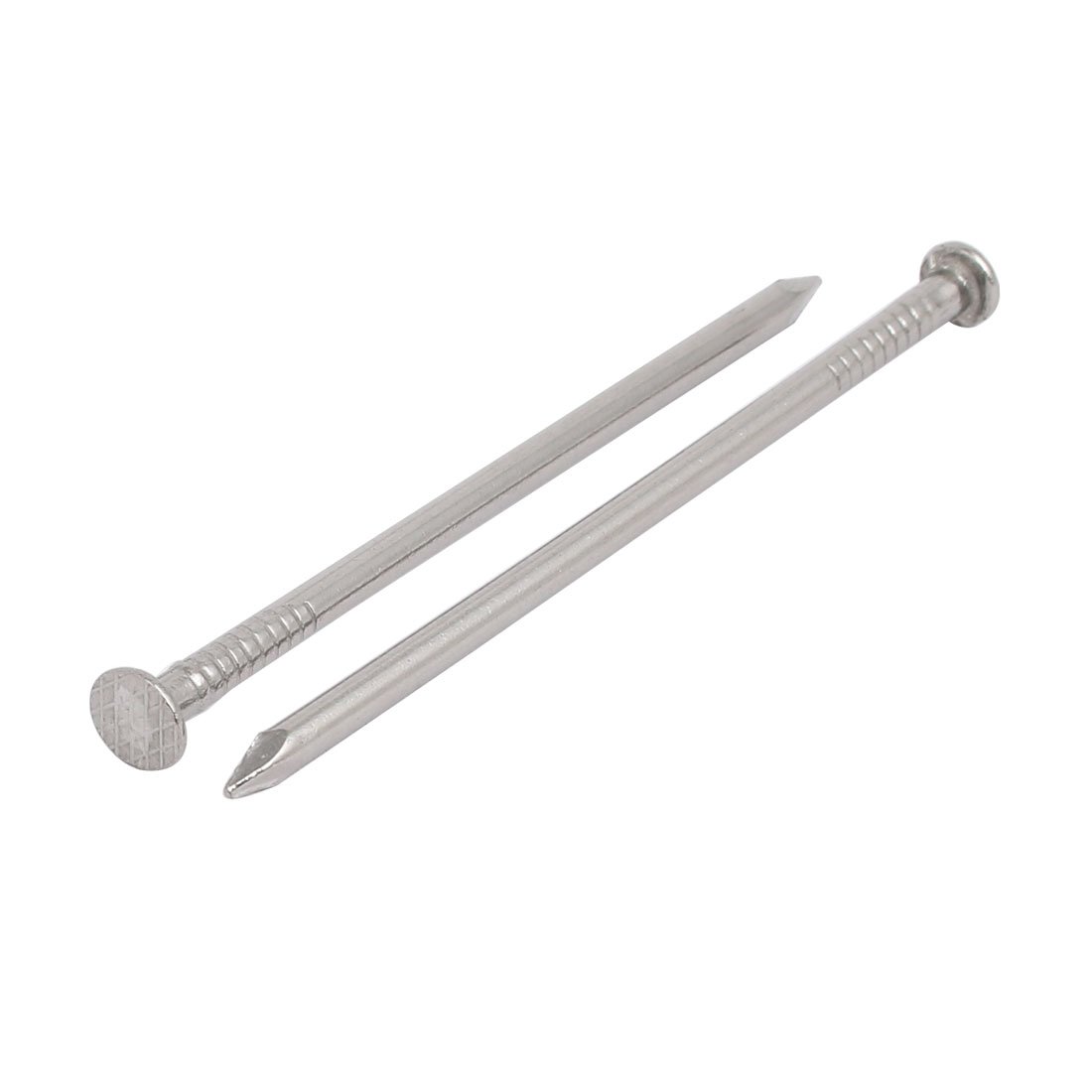 Aexit 2.5-inch Length Fastener 316 Stainless Steel Cement Wood Sliding Nail Silver Tone 50pcs Model:33as501qo662